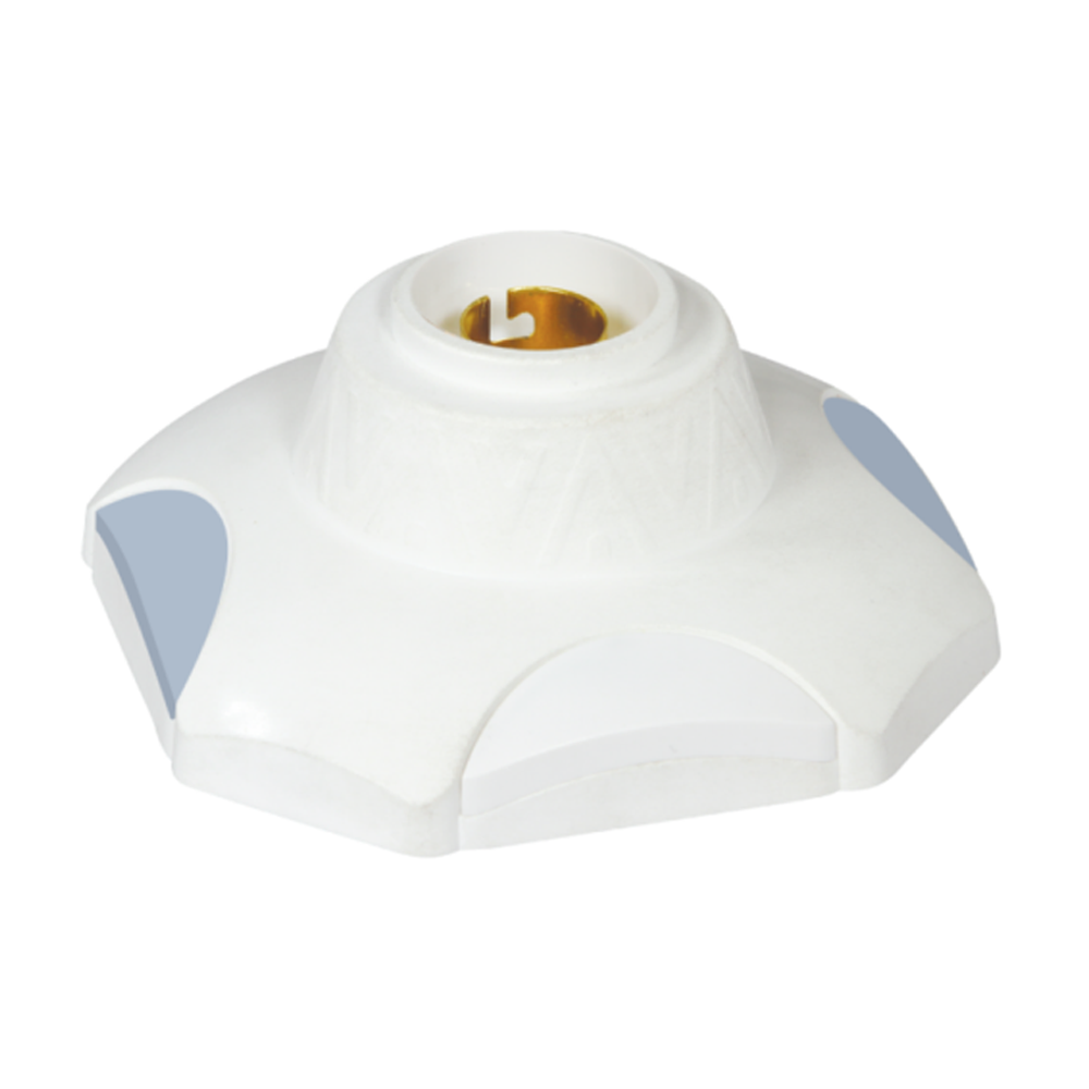 Super Star B22 Hexagon Holder White