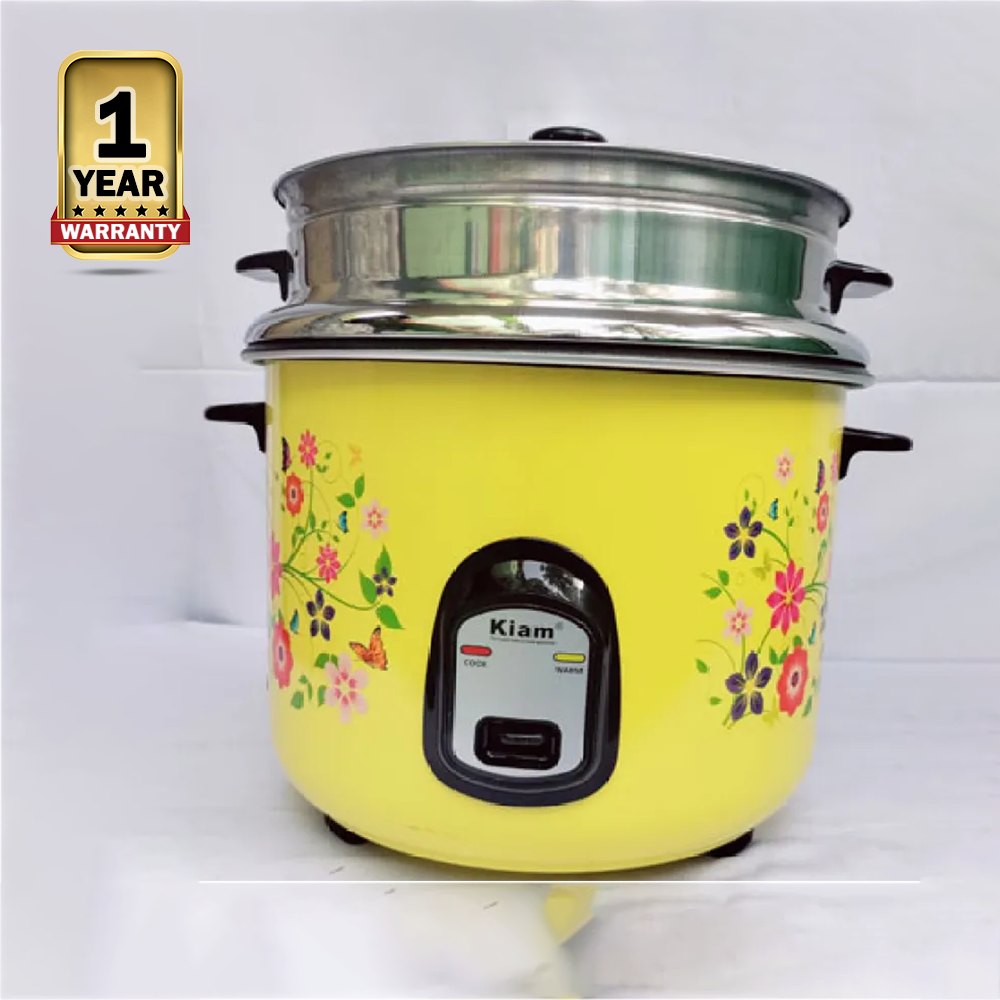 Kiam SFB5702 Stainless Steel Double Pot Rice Cooker 1.8 Liter