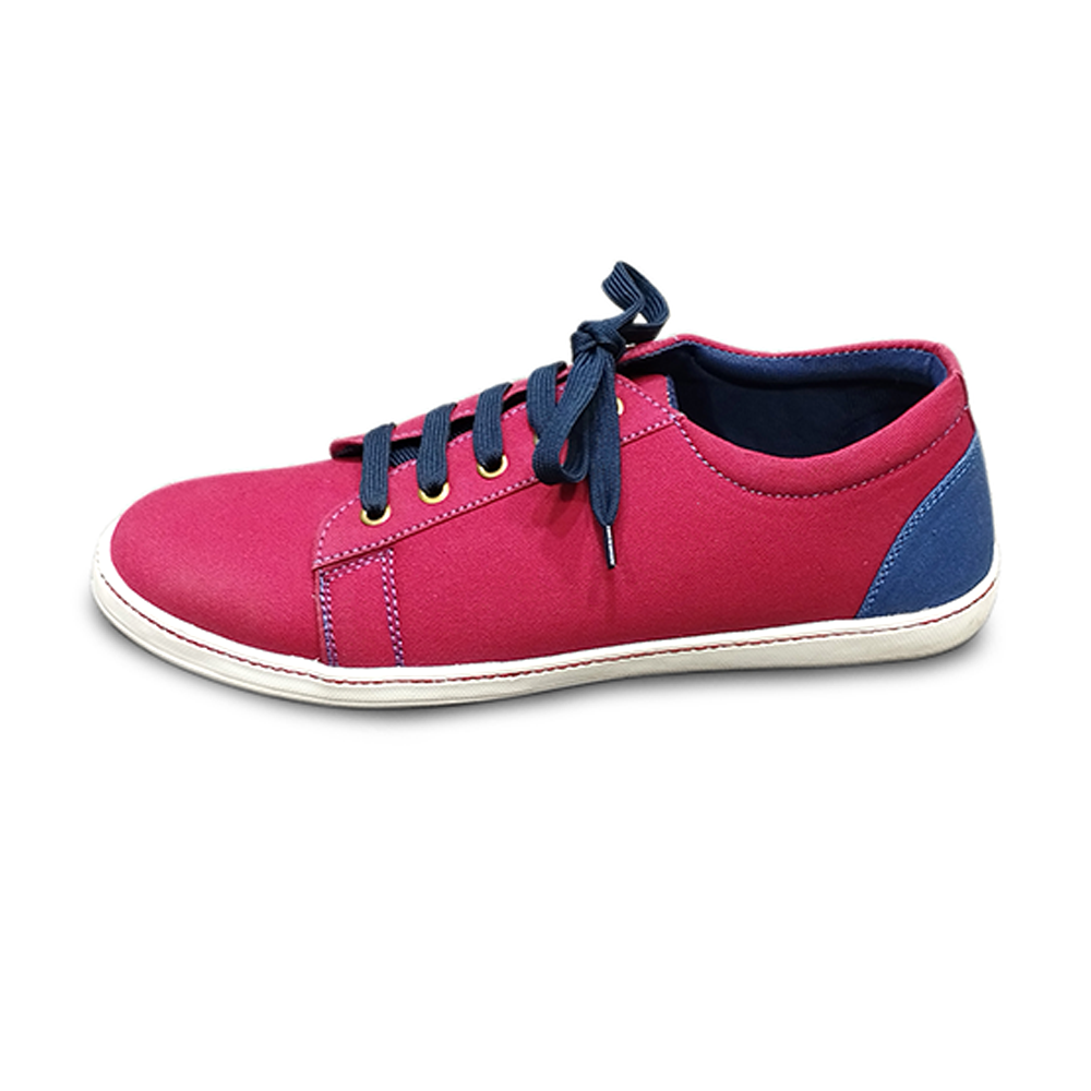 Kites Light Casual Canvas Shoe For Men Magenta 1078