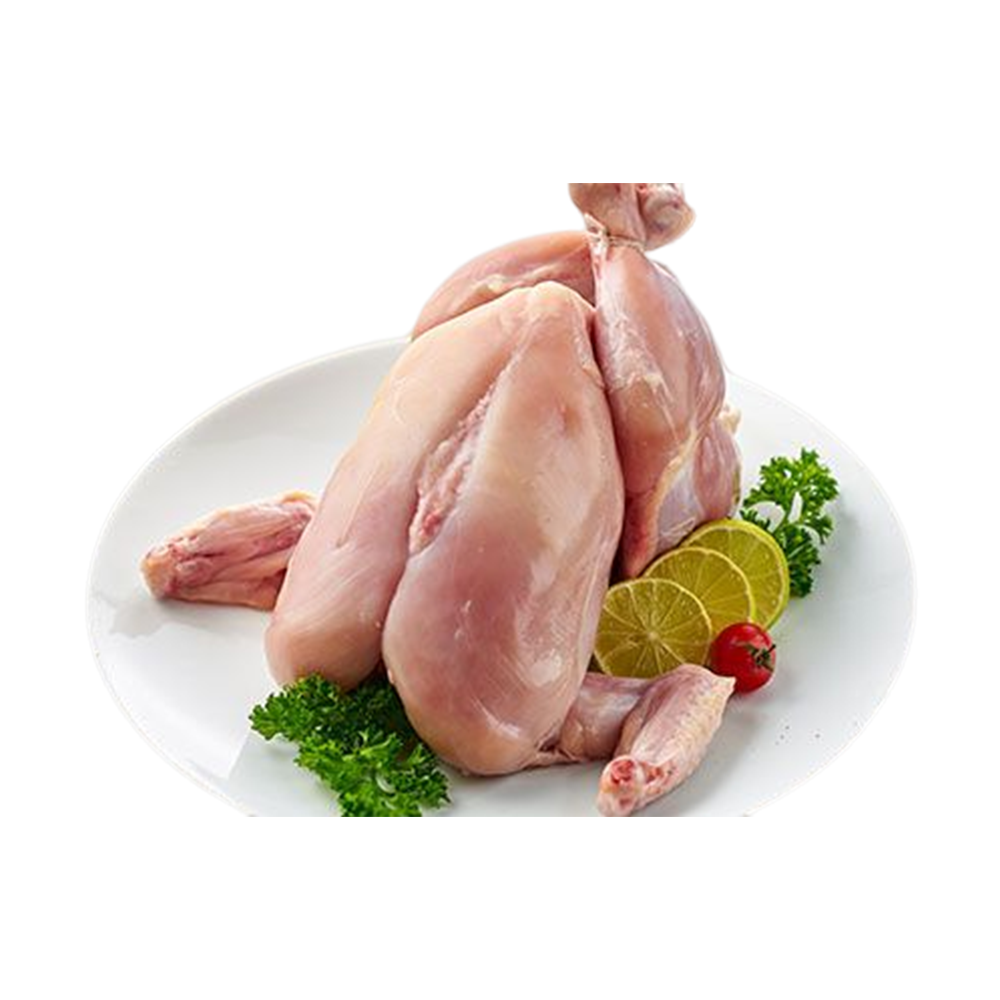 Whole Chicken Without Skin Meat 2kg 