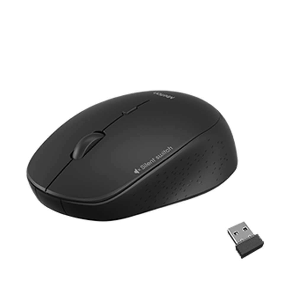 Meetion MT-R570 2.4Ghz Silent Wireless Mouse - Black