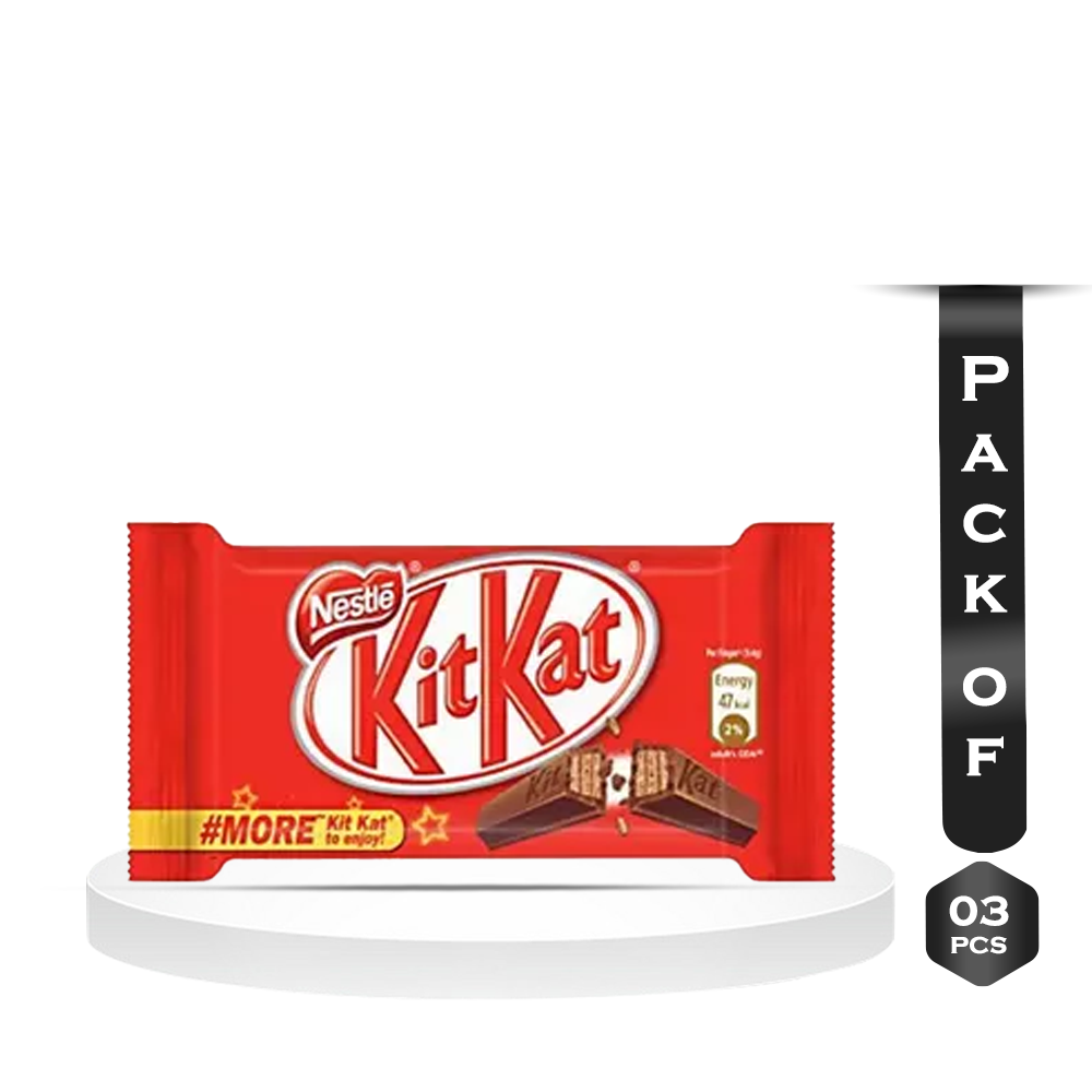 Pack Of 3pcs Nestle KitKat 3 Fingers Chocolate - 3*27.5gm