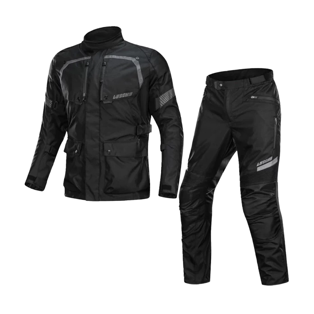 Lyschy Motorcycle Jacket and Pants Suit With Detachable Ce Adventure