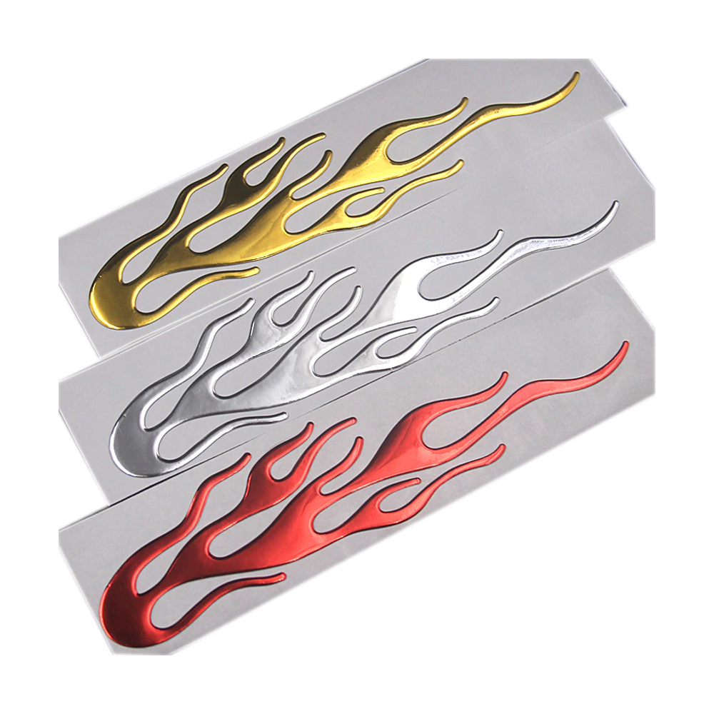 3D MDK Motorcycle Magic flame Sticker Decal Badge Decorative