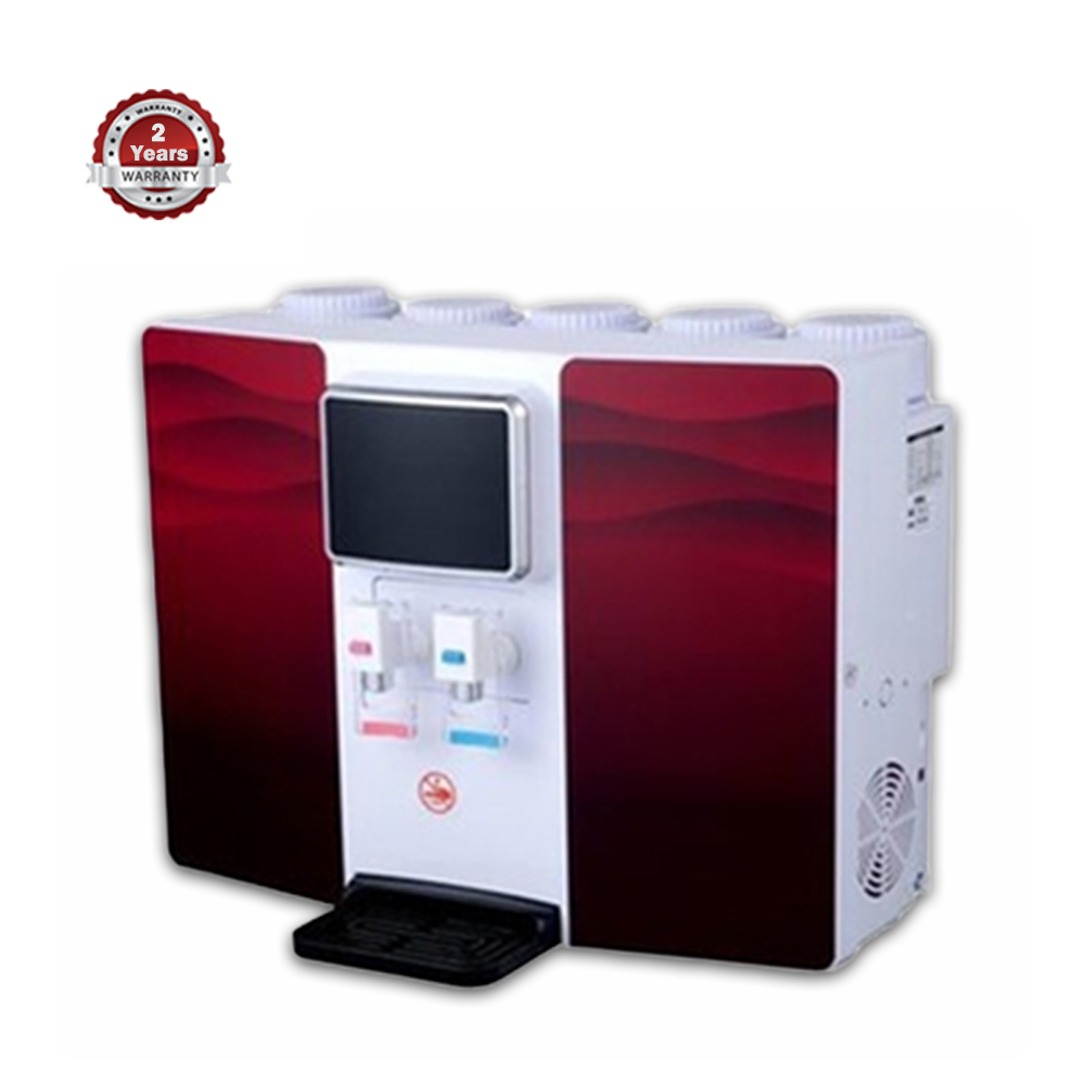 Crystal Water Hot Cool Normal RO Water Purifier 8L Red and White