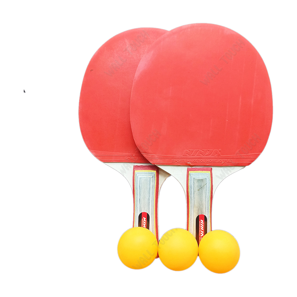 Ninja Double Table Tennis 2121A Set With Two Racket With Three Balls