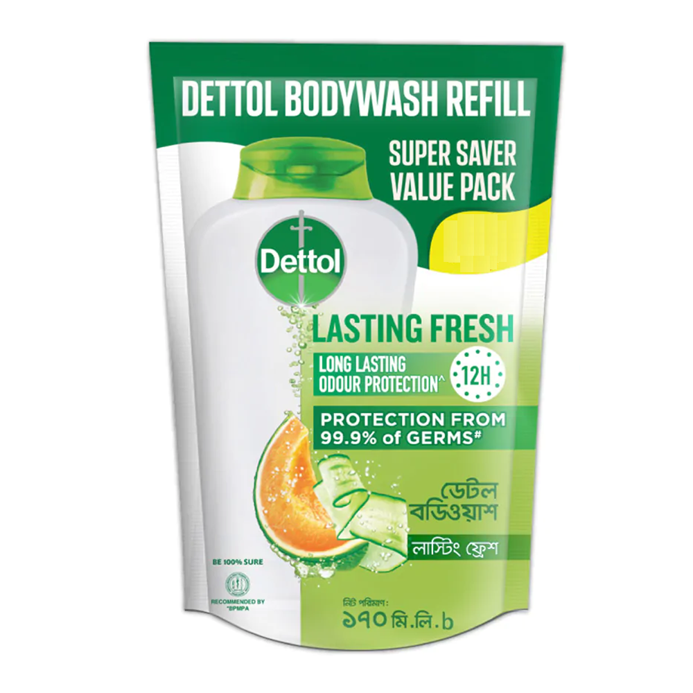 Dettol Body Wash Lasting Fresh Value Pack 170 ml