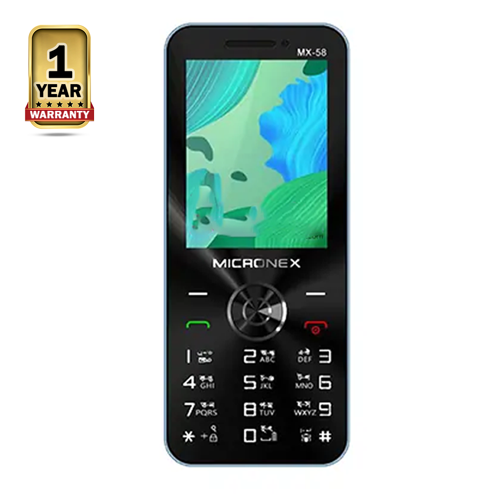 Micronex MX 58 Stylish Feature Phone - Black