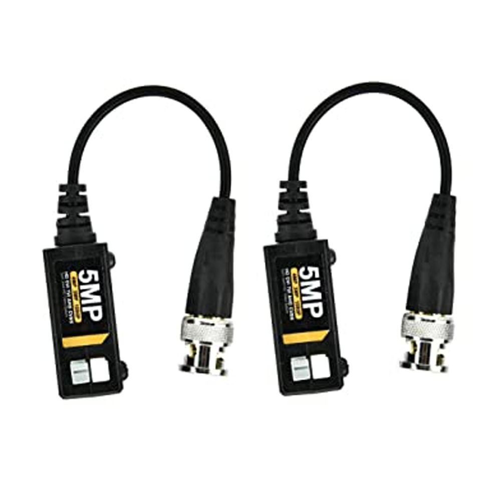 Passive Video Balun with Power Connector 5MP