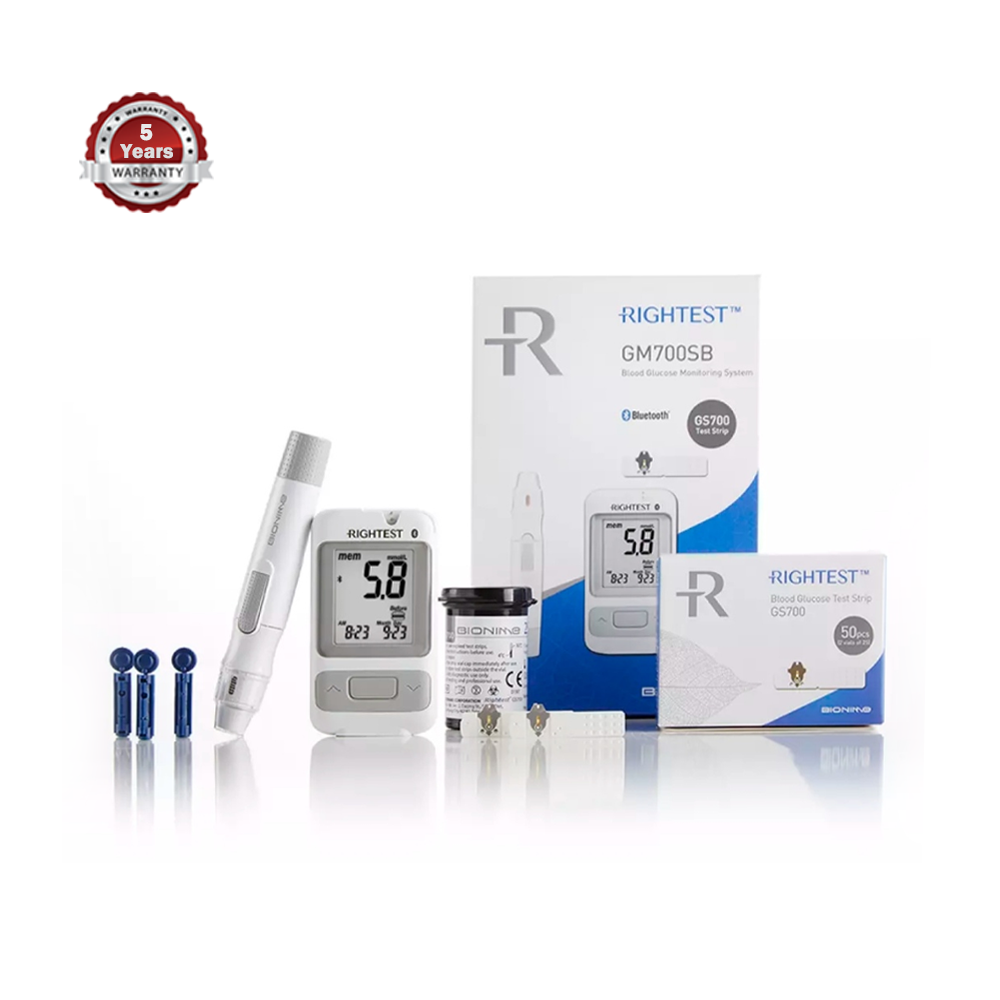 Bionime GM 700SB Smart Blood Glucose Monitor With Free 10