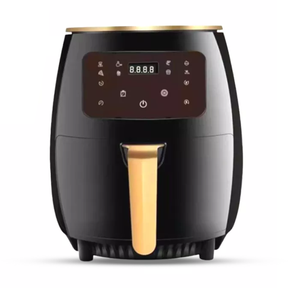 Silver Crest Digital LED Touch Screen Air Fryer - 2400W - 6 Litre - Black