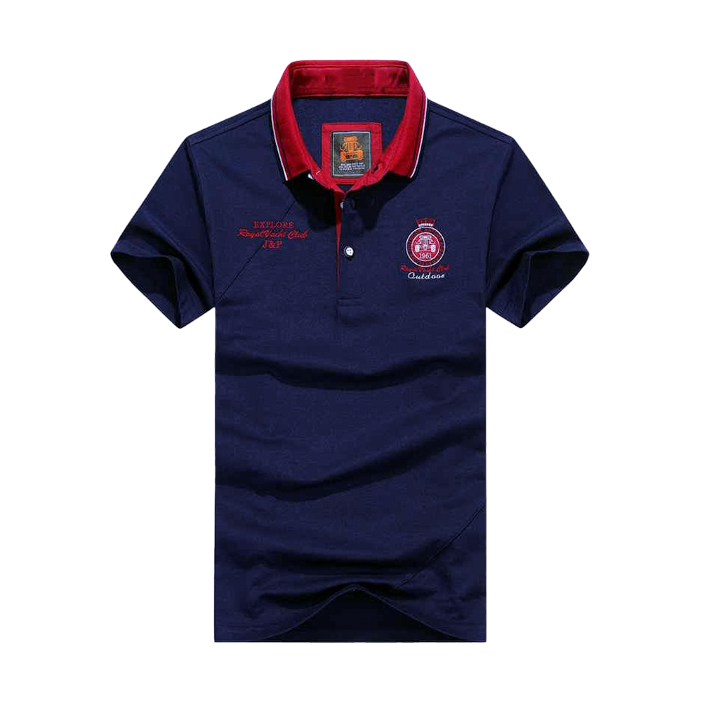 cotton-half-sleeve-polo-shirt-for-men-navy-blue