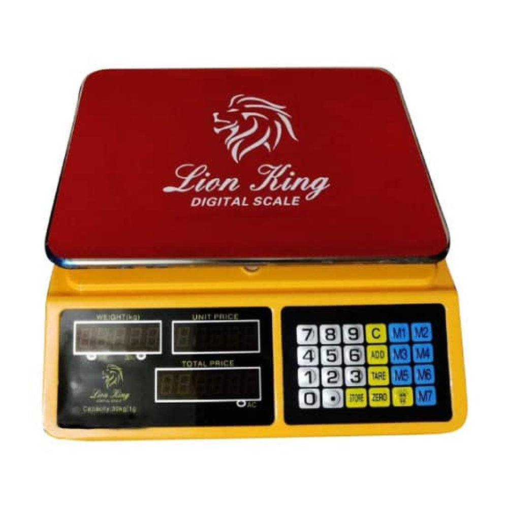Digital Weighing Scale 40KG/1G Yellow