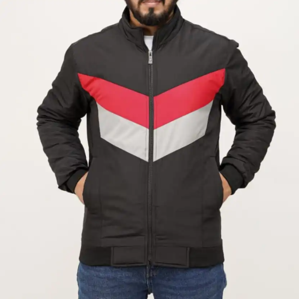 Battery Bomber Jacket - Red