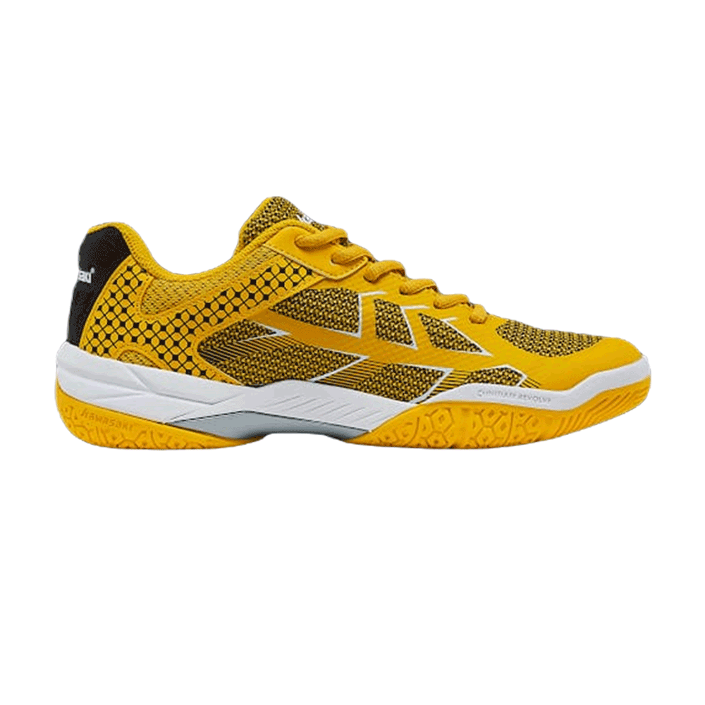 KAWASAKI 2020 Professional Badminton Shoes For Men - Yellow