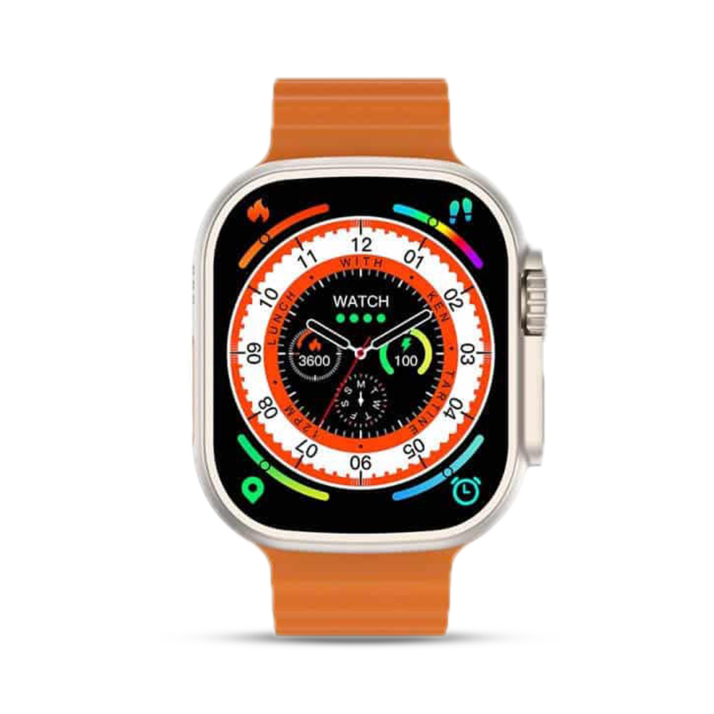 Microwear W68 Alloy Ultra Replaceable Strap Smart Watch - Orange