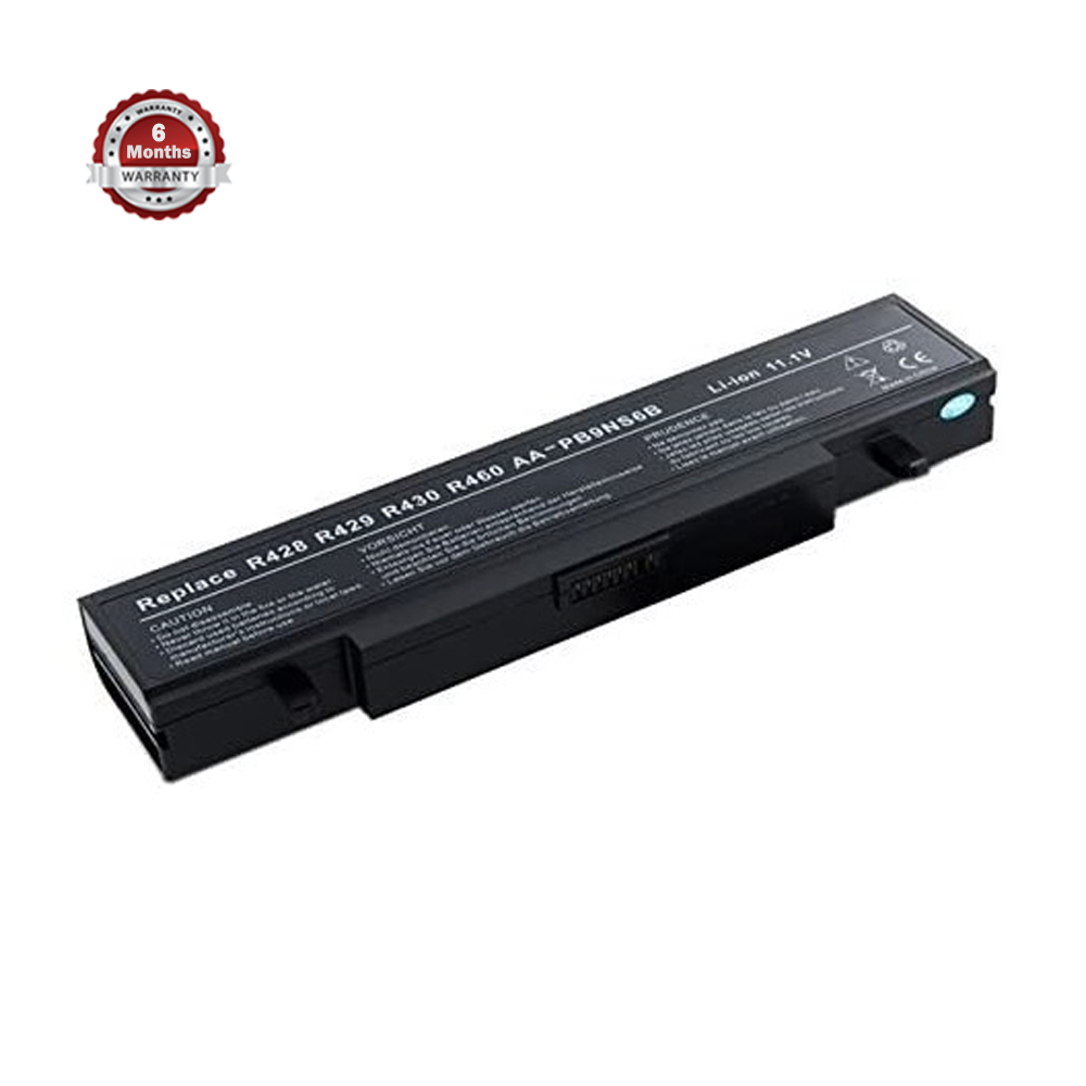 Laptop Battery for Samsung R428 Laptop - 5200 mAh - Black