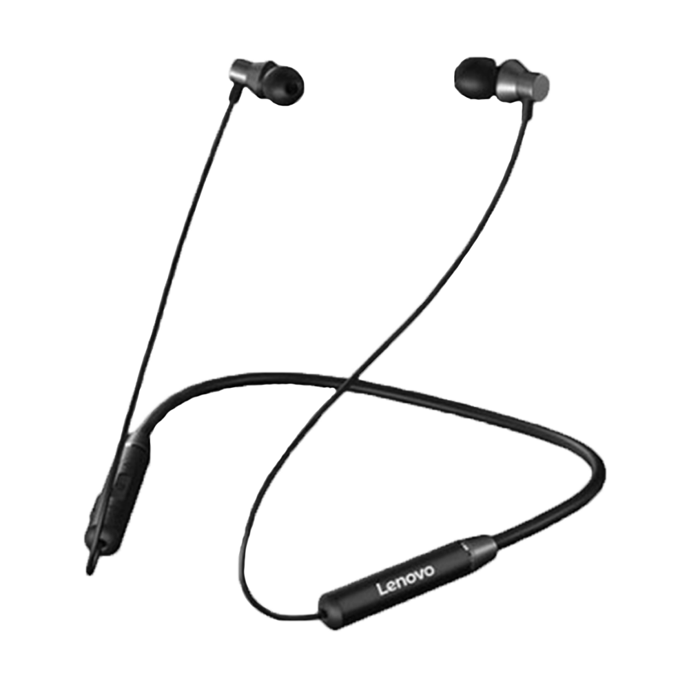 Lenovo HE05 Wireless In-Ear Neckband Earphones - Black