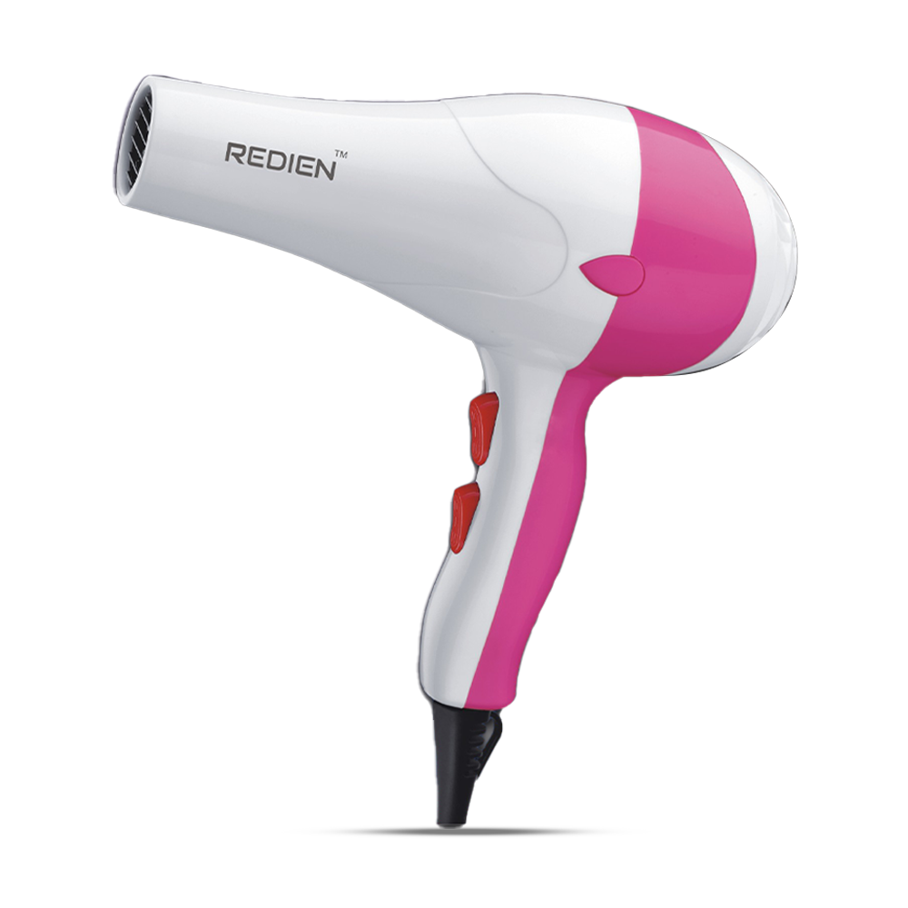 Redien RN-8712 Professional Hair Dryer - 1200 Watts - Pink