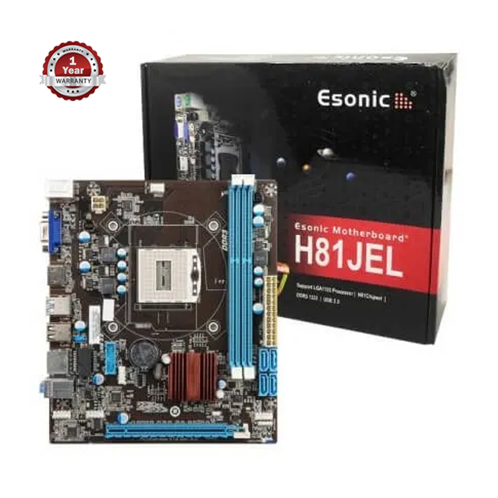 Esonic H81JEL DDR3 Motherboard With HDMI