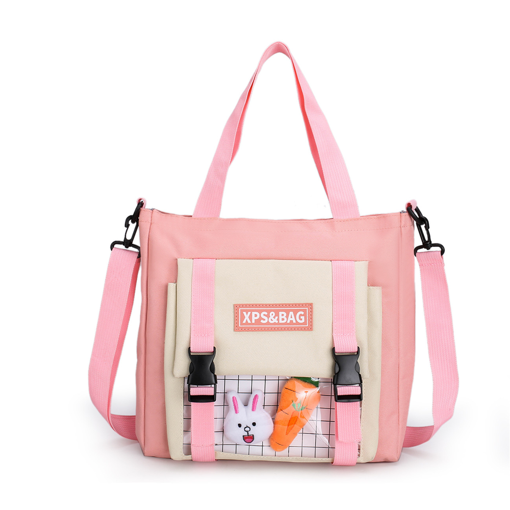 Canvas Crossbody Bag For Girls Multicolor S252