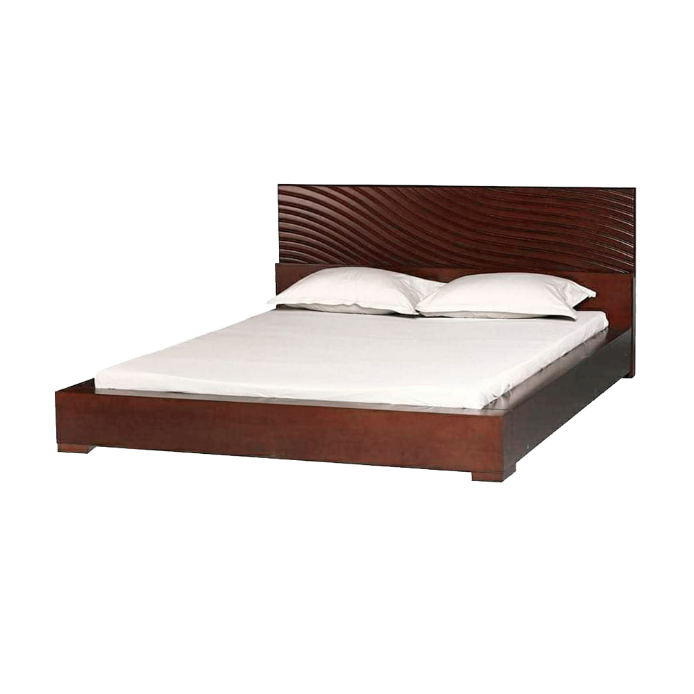 Malaysian Processed Wood King Size Bed 6'*7' Feet