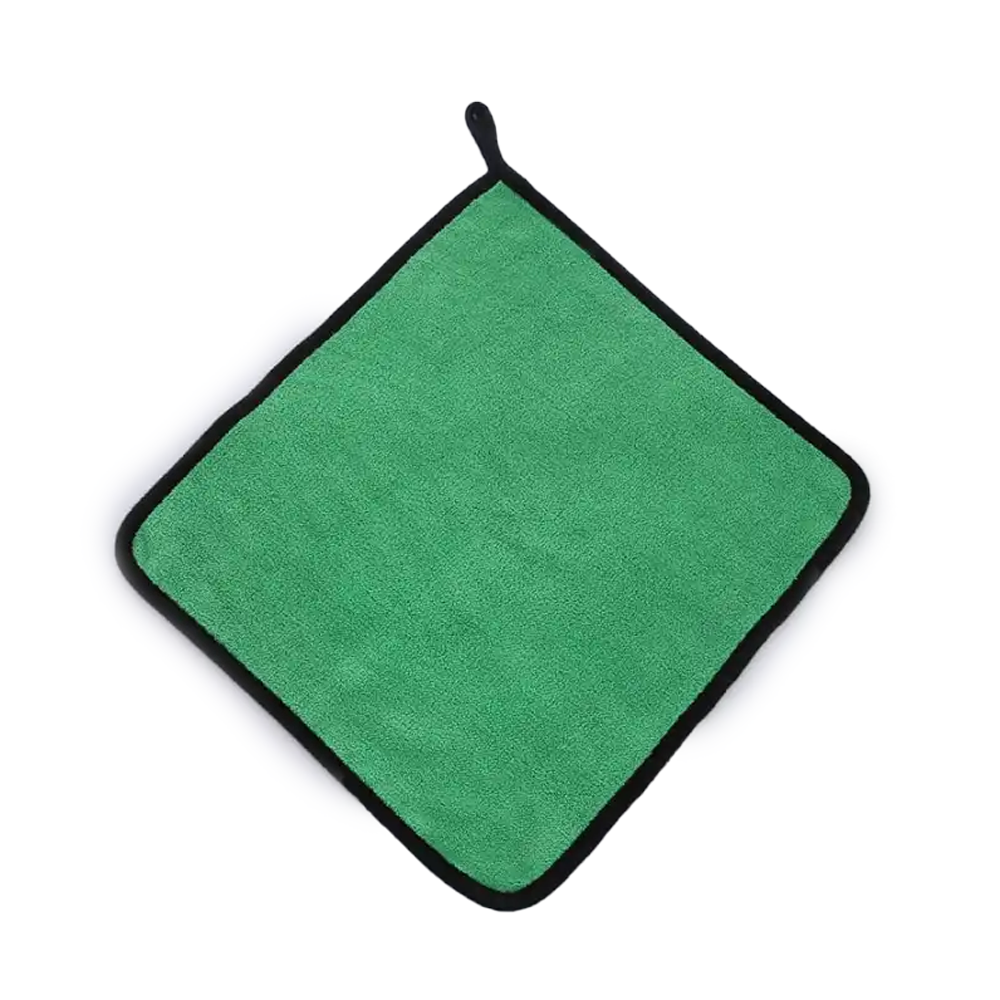 Microfiber Premium Quality Towel 40*40 Green