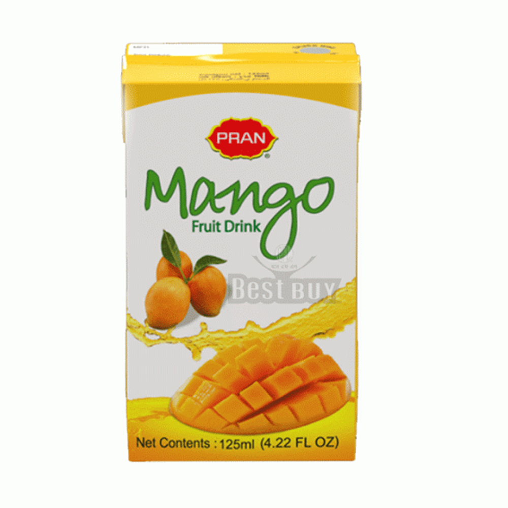 Pran White Mango Juice Pack 125ml