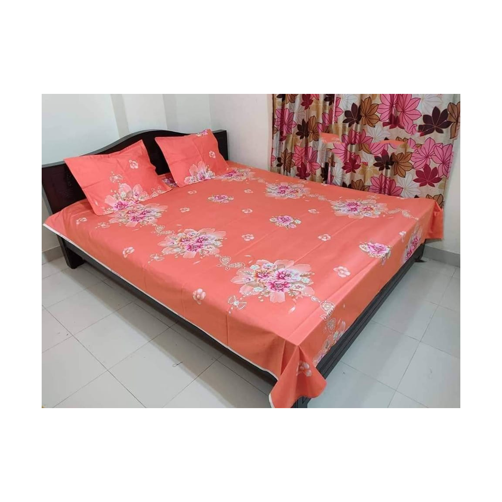 King Size Cotton Panel Bedsheet BT125 Multicolor
