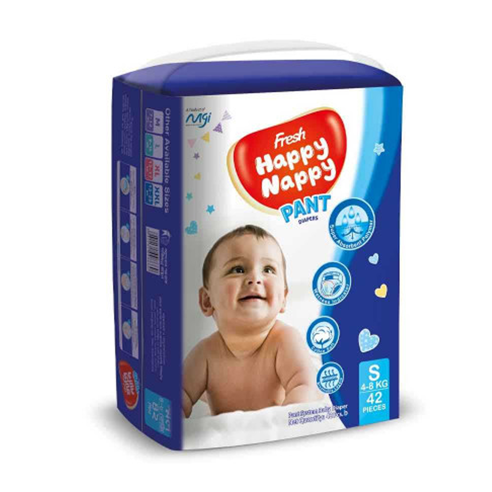 Happy Nappy Pant Diaper S 48Kg 42Pcs