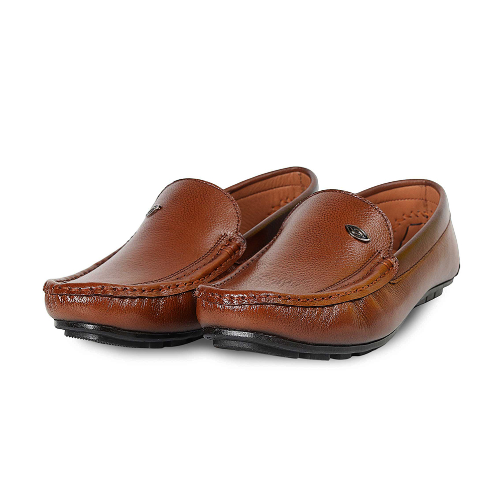 Zays Leather Loafer Shoe For Men - SF14 - Brown