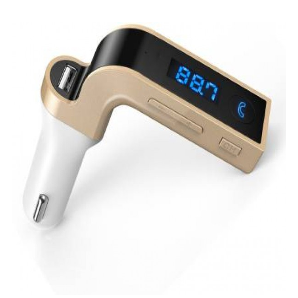 CAR G7 Bluetooth Car Kit FM Transmitter MP3 Music Player USB Charger White