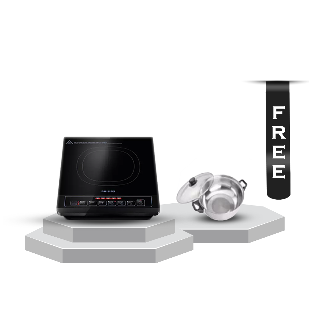 Philips HD490260 3000 Series Induction Cooker 2000W Black With Free