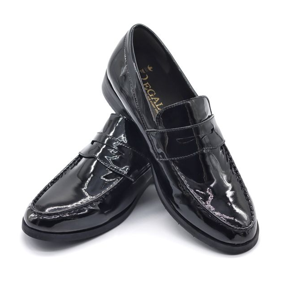 Regals Formal Shoes for Men - RPL- Enamel Black